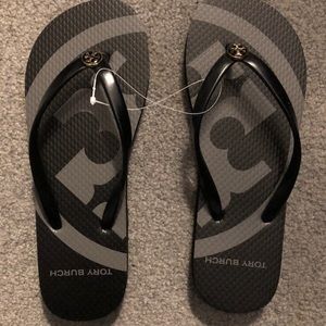 Tory Burch flip flops.